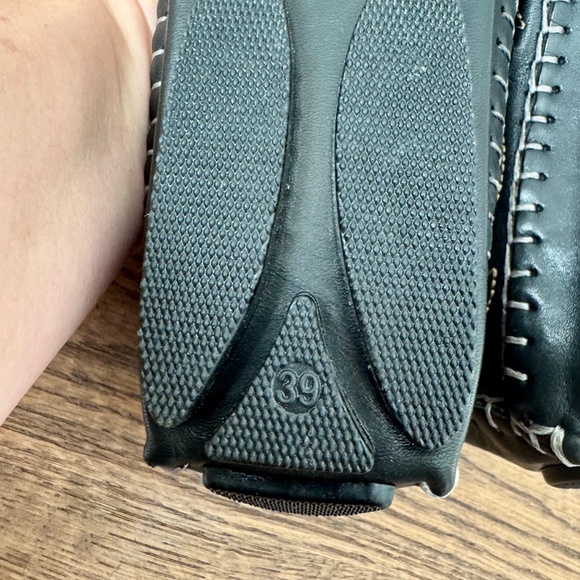 Pikolinos Jerez 578-7399 Black Leather Loafers Shoes Cutouts Women's Size 8 8.5 - Picture 8 of 9